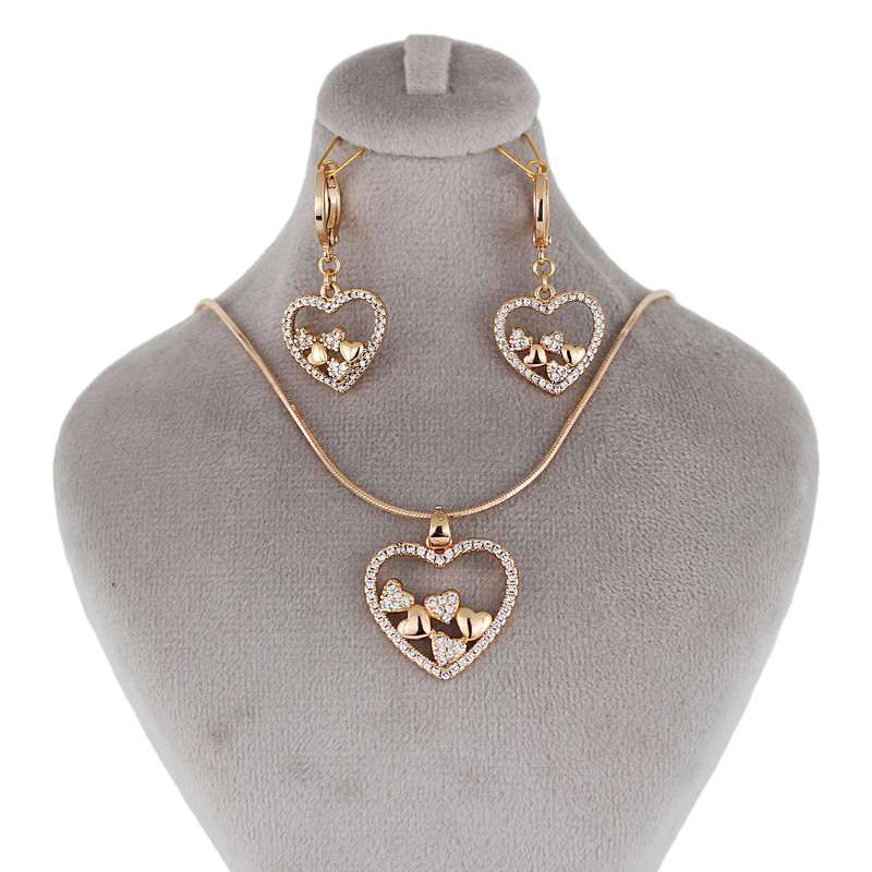 نیم ست زنانه ژوپینگ مدل قلب کد H201 نیم ست زنانه ژوپینگ مدل قلب کد H201