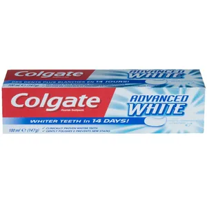 خمیر دندان کلگیت مدل Advanced White حجم 100 میلی لینر