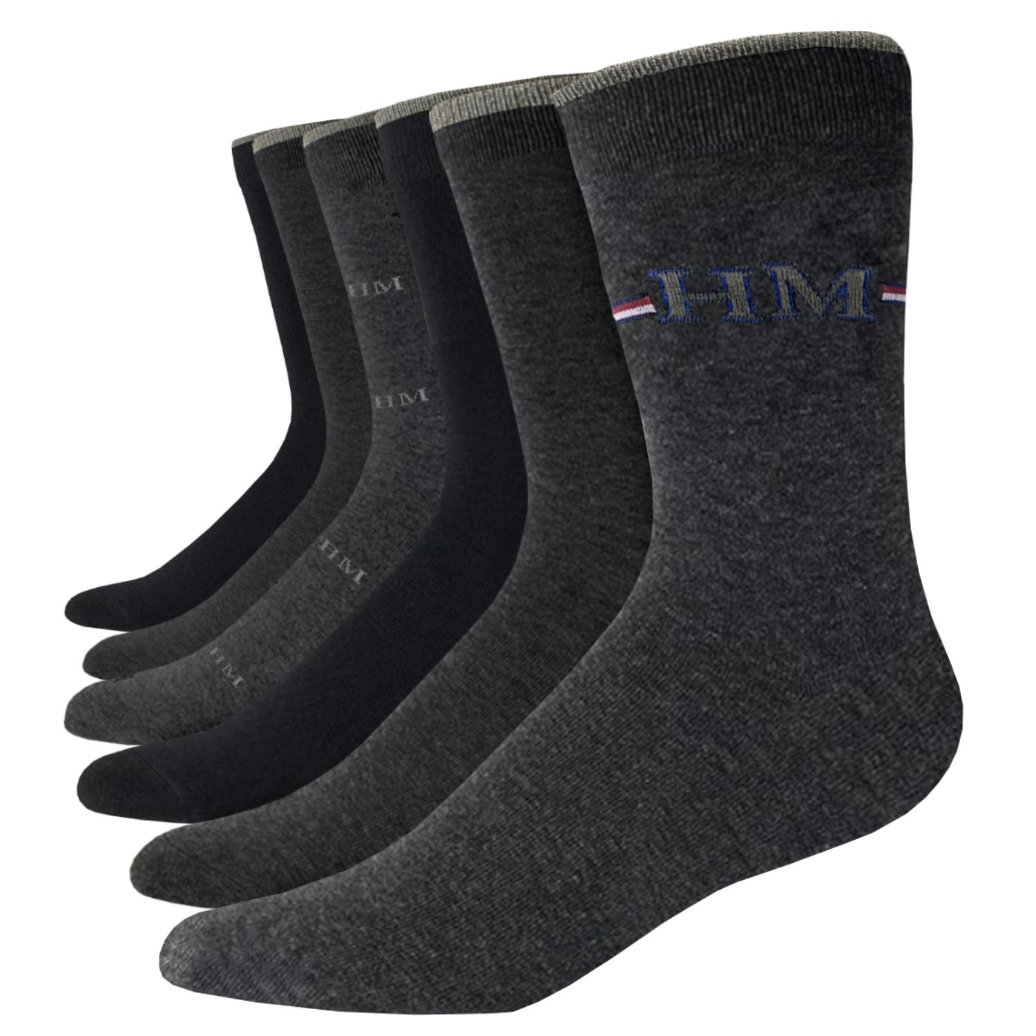 جوراب مردانه هورا مهر مدل HS-LHM06 مجموعه 6 عددی -  - 1