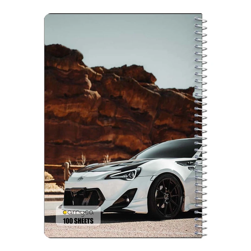 دفتر مشق 100 برگ سیمی کارنیکا طرح تویوتا جی تی ۸۶ Toyota GT86 کد 17423