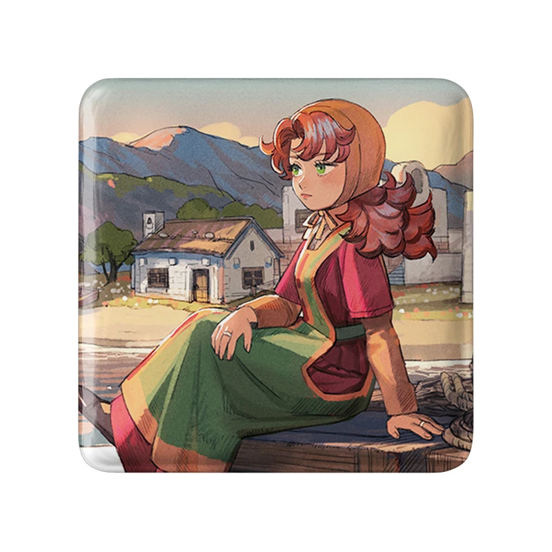 مگنت خندالو طرح بازی دراگون کوئست (Dragon Quest) مدل مربعی کد 35206