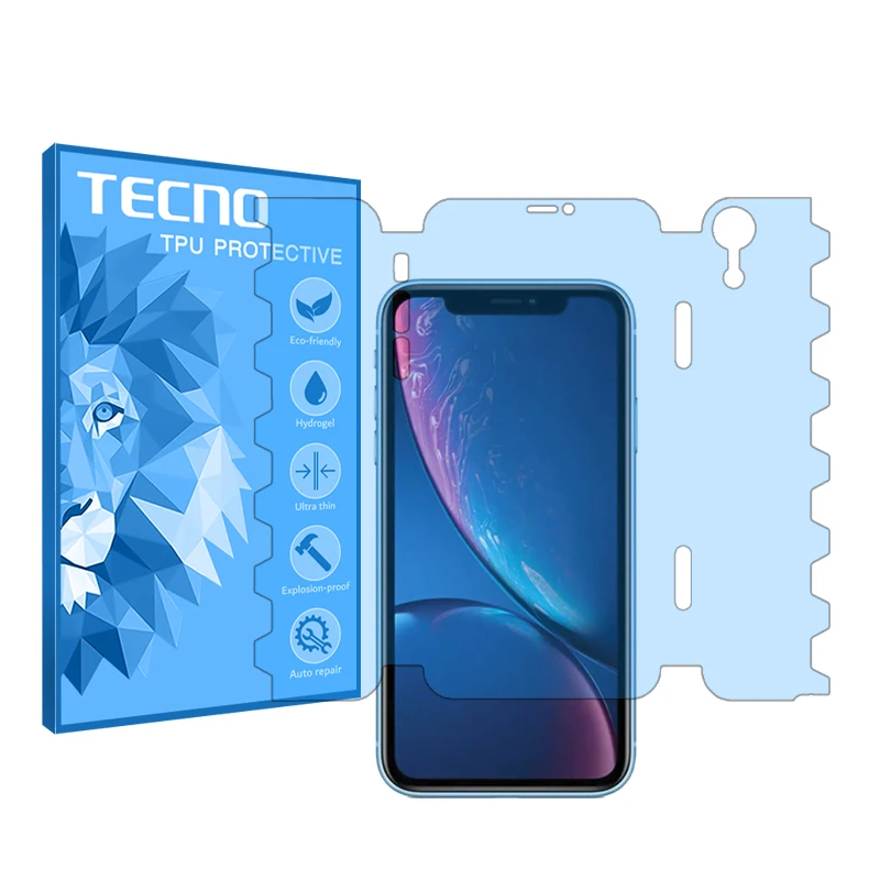 محافظ صفحه نمایش آنتی بلو تکنو مدل HyBLU مناسب برای گوشی موبایل اپل iPhone XR 
