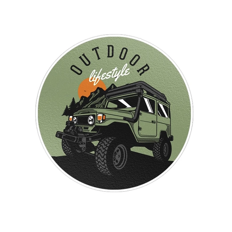 استیکر لپ تاپ ماسا دیزاین طرح OFF ROAD مدل STK928