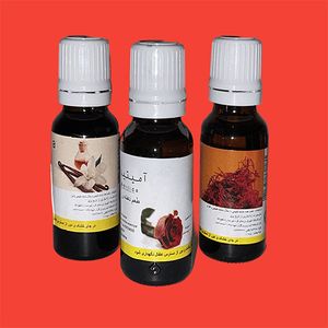 طعم دهنده مایع زعفران و رز و وانیل آمیتیدا - 150 گرم بسته 3 عددی