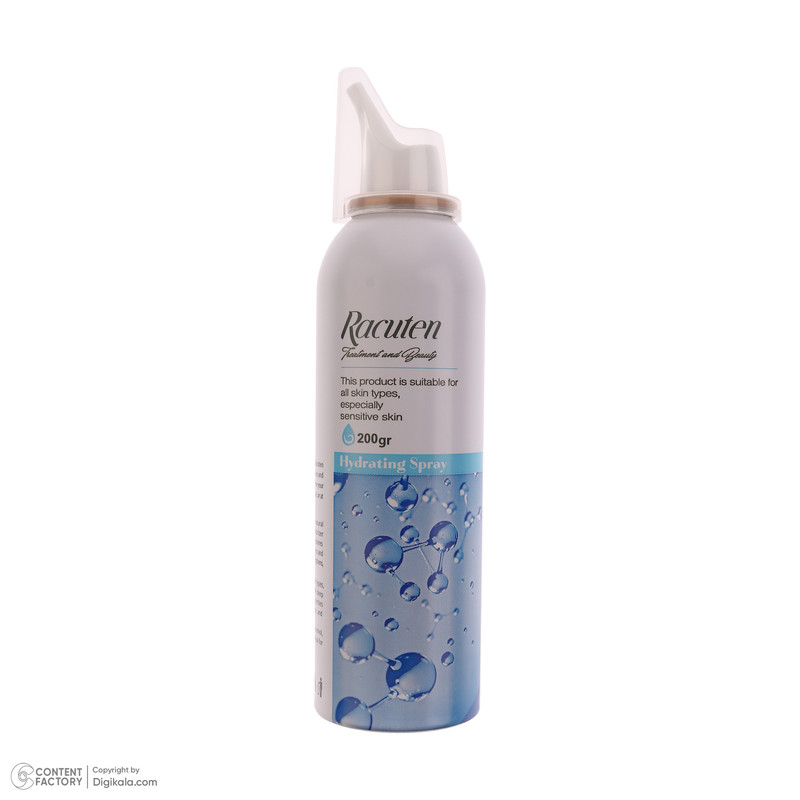 اسپری آبرسان صورت راکوتن مدل Hydrating مناسب برای انواع پوست وزن 200 گرم اسپری آبرسان صورت راکوتن مدل Hydrating مناسب برای انواع پوست وزن 200 گرم