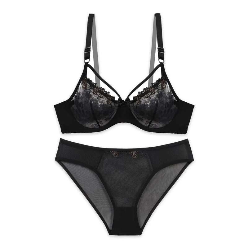 ست شورت و سوتین زنانه دنیز مدل تورگاز