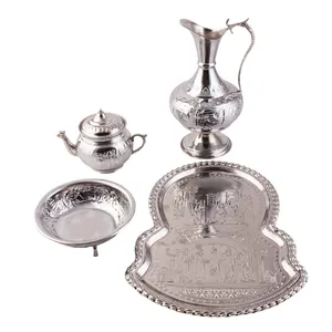  سرویس پاسماوری برنجی کد 102 مجموعه 4 عددی