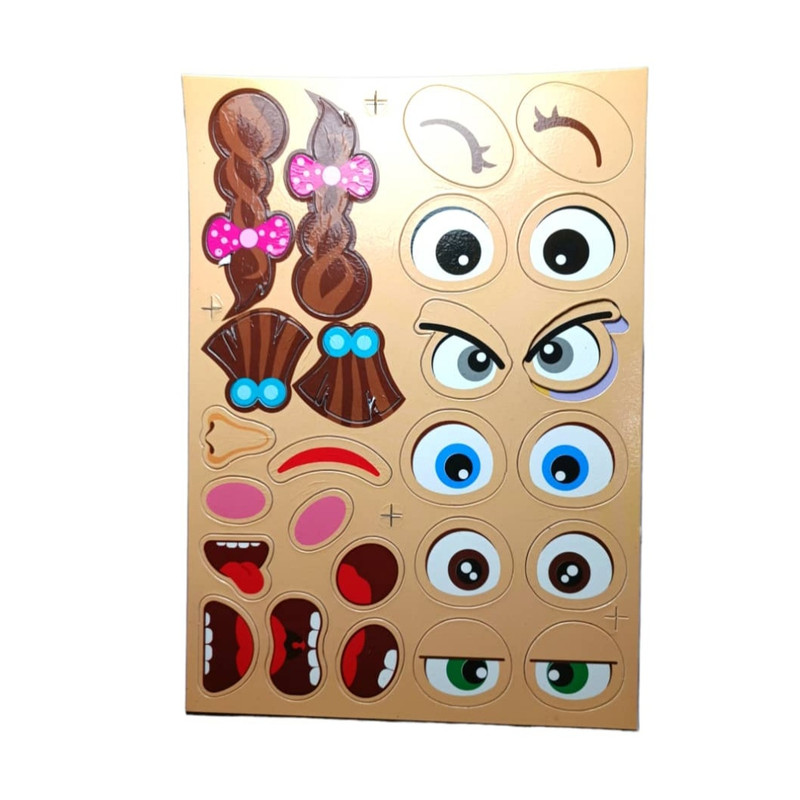 بازی آموزشی مدل جورچین شکلک ها