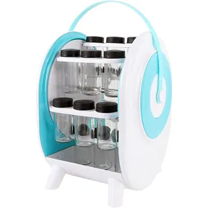 ست جا ادویه 18 پارچه مدل 404067 به همراه استند