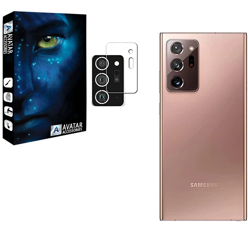محافظ لنز دوربین آواتار مدل LENZ_N20 مناسب برای گوشی موبایل سامسونگ GALAXY NOTE 20