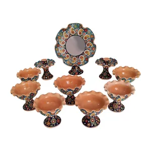 ست 10 تکه هفت سین سفالی کد 7