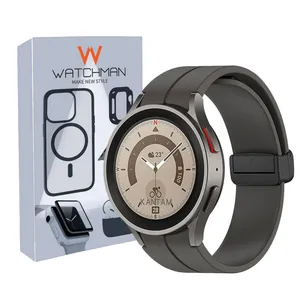 بند واچ من مدل Magnetic Sport مناسب برای ساعت هوشمند سامسونگ Galaxy Watch 5 40mm / 5 44mm / 5 Pro 45mm