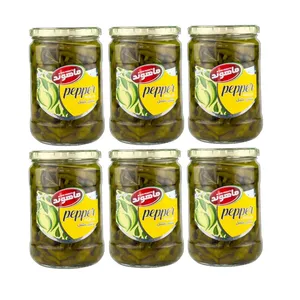 ترشی فلفل ماهوند - 660 گرم مجموعه 6 عددی