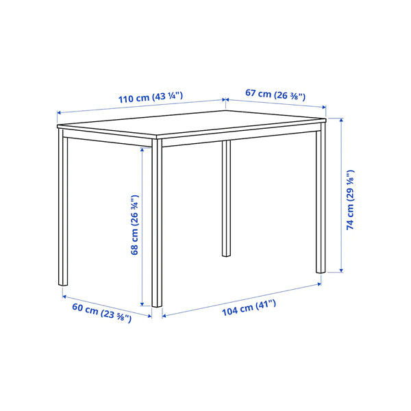 میز و صندلی ناهارخوری 4 نفره ایکیا کد 790adde