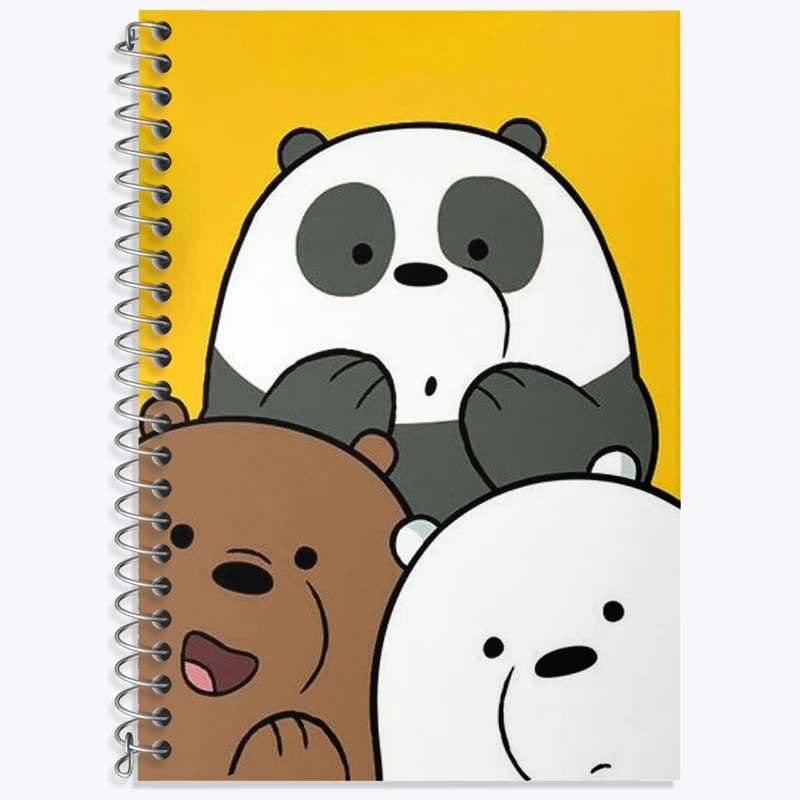 دفتر لغت 50 برگ خندالو طرح سه خرس کله پوک کد N1956