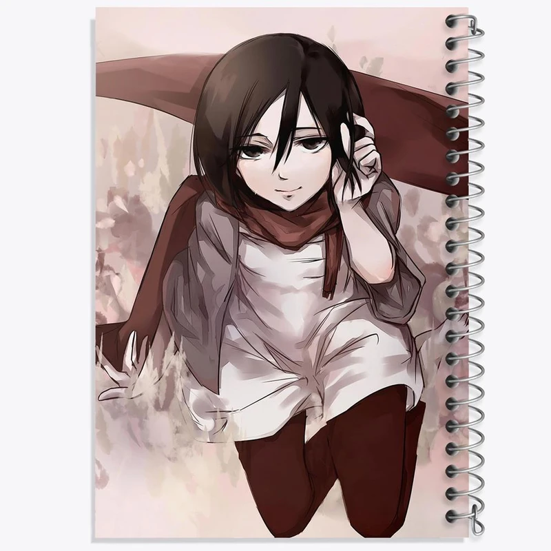 دفتر شطرنجی 50 برگ خندالو طرح میکاسا اکرمن انیمه اتک آن تایتان Attack on Titan کد 18600