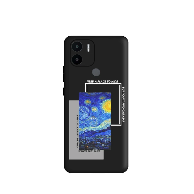 کاور قاب گوشی طرح قاب عکس ونگوگ کد k1187 مناسب برای گوشی موبایل شیائومی Redmi A1 Plus / Redmi A2 Plus