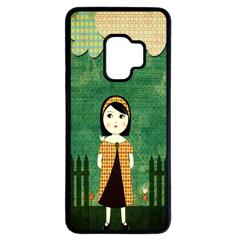 کاور طرح دخترانه کد 9055 مناسب برای گوشی موبایل سامسونگ galaxy s9