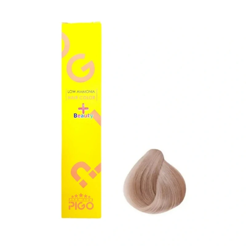 رنگ مو پیگو شماره 8.571 مدل پلاس بیوتی حجم 105 میلی لیتر رنگ شیر نسکافه ای 