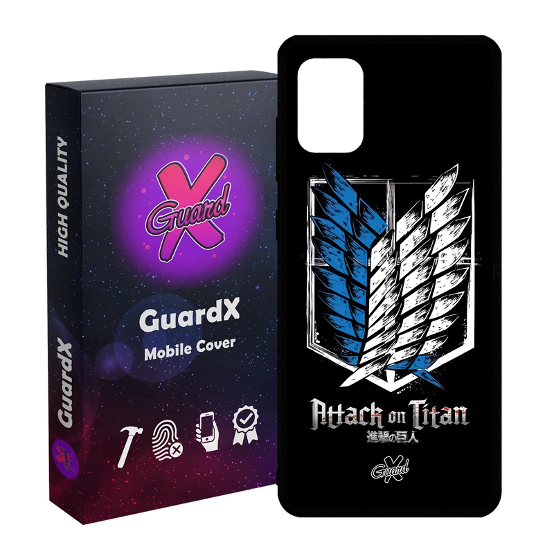 کاور گارد ایکس طرح Attack on Titan Anime مدل Glass10448 مناسب برای گوشی موبایل سامسونگ Galaxy A71 4G