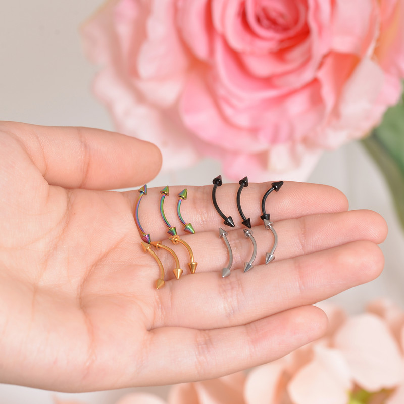 پیرسینگ ابرو پایتخت مدل PS830 مجموعه 3 عددی