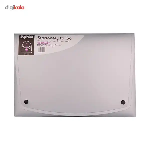 پوشه دکمه دار پاپکو کد STG 06 سایز A4