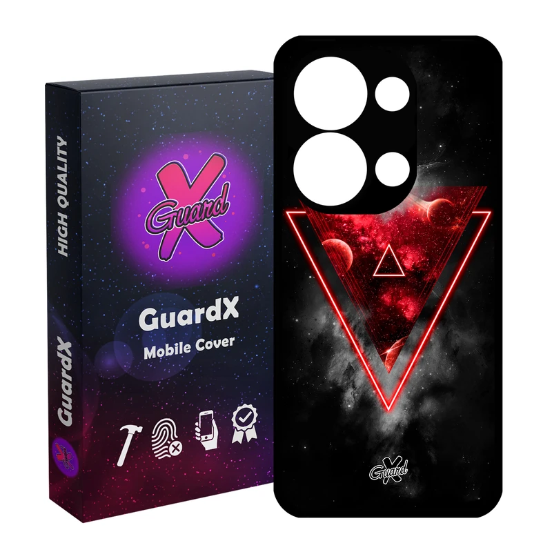 کاور گارد ایکس طرح Galaxy مدل Glass10163 مناسب برای گوشی موبایل شیائومی Poco X6 5G / Note 13 Pro 5G