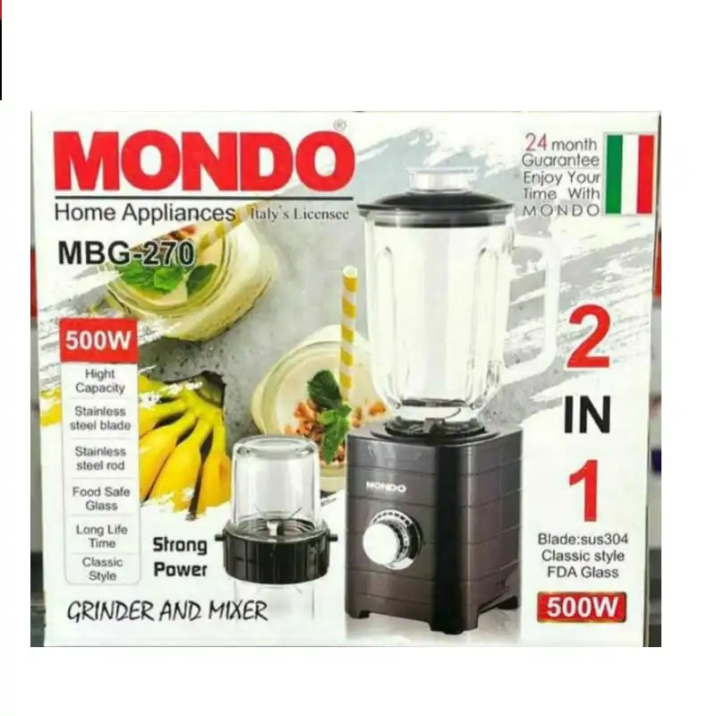 مخلوط کن و آسیاب کن موندو مدل MBG-270