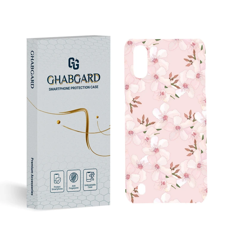 کاور قاب گارد مدل گل مناسب برای گوشی موبایل سامسونگ Galaxy M01 