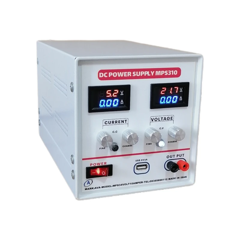 منبع تغذیه 34 ولت 10 آمپر آوا مدل MPS-310