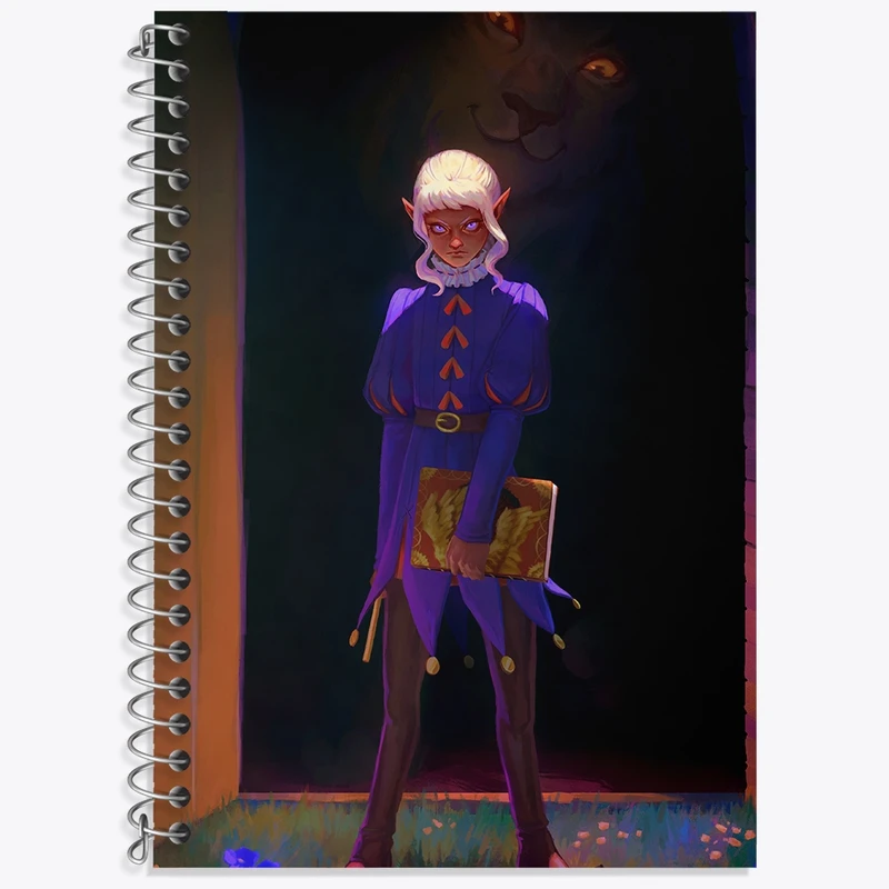 دفتر لغت 50 برگ خندالو طرح ثیستل انیمه خوشمزه در سیاه چال کد 35929