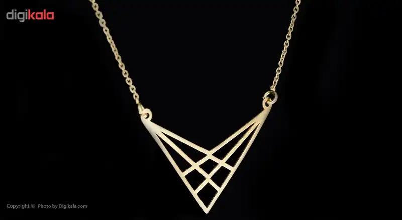 گردنبند طلا 18 عیار زنانه ماهک مدل MM0451