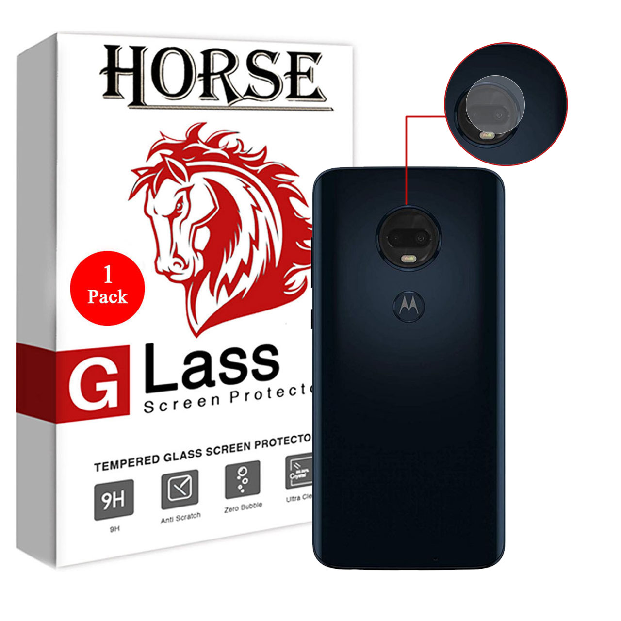 محافظ لنز دوربین هورس مدل UTF مناسب برای گوشی موبایل موتورولا Moto G7