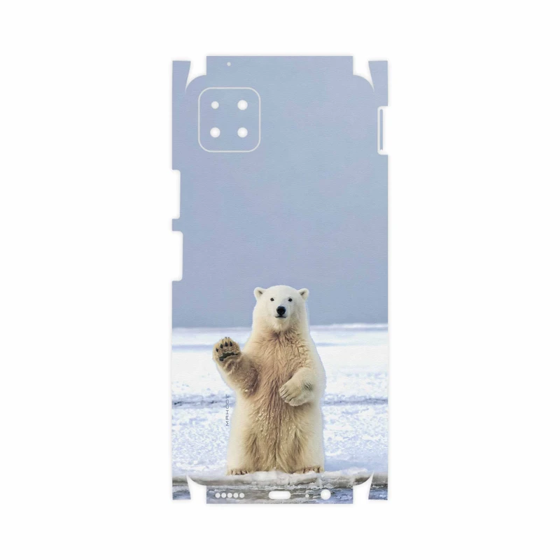 برچسب پوششی ماهوت مدل Polar-bear-FullSkin مناسب برای گوشی موبایل هوآوی Nova Y60