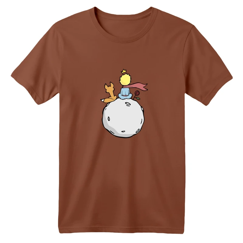 تی شرت آستین کوتاه بچگانه مدل شازده کوچولو کد 01