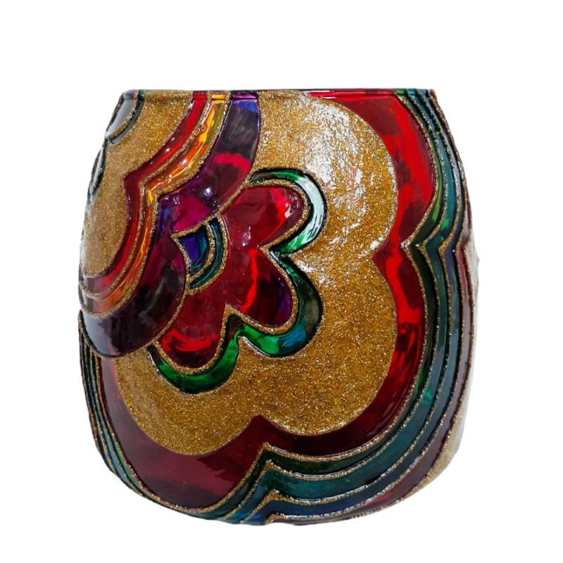 جاشمعی شیشه ای طرح رویا کد 0010