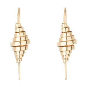 گوشواره طلا 18 عیار زنانه سنجاق مدل X054581