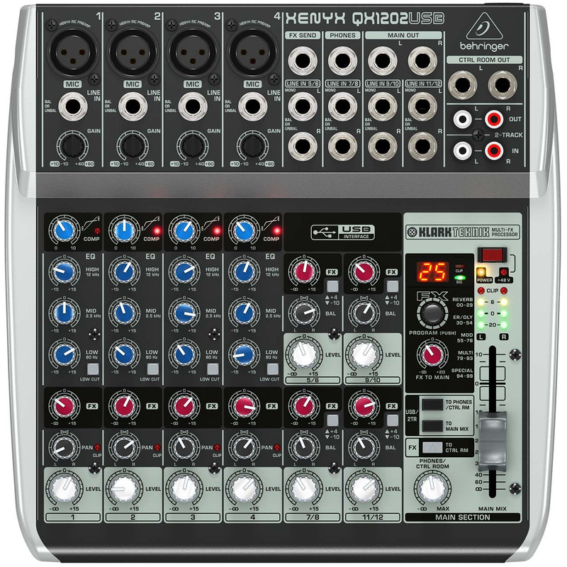 میکسر آنالوگ بهرینگر مدل Xenyx QX1202USB