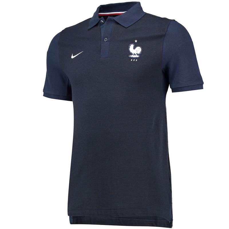پلو شرت هواداری تیم ملی فرانسه نایکی مدل FFF AUTH