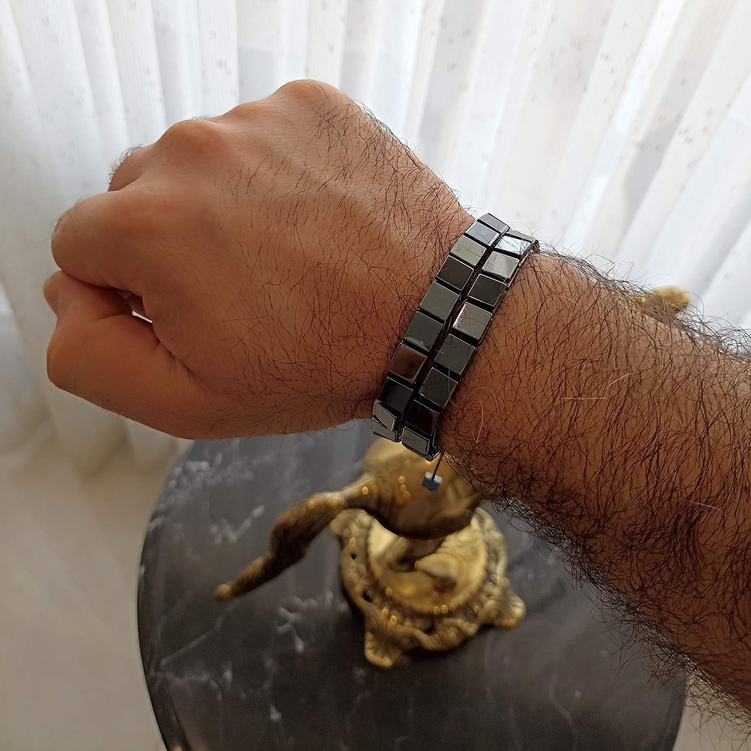 دستبند مردانه مانچو مدل bf735