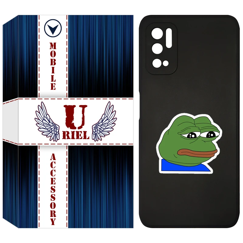 کاور یوریل قاب مدل KSH کد 86 طرح قورباغه غمگین مناسب برای گوشی موبایل شیائومی Poco M3 Pro / Redmi Note 10 5G / Note 11 SE