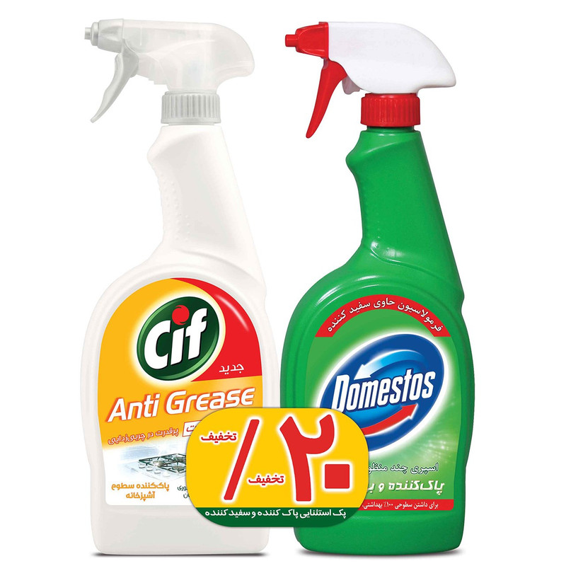 پک تمیزکننده سطوح سیف و دامستوس مقدار 750 گرم