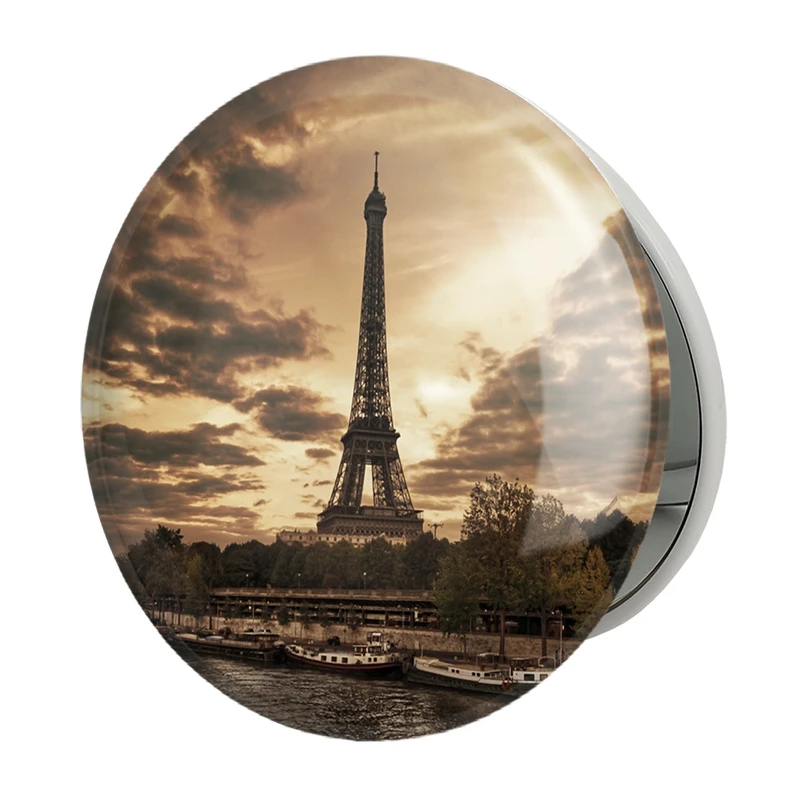 آینه جیبی خندالو طرح برج ایفل مدل تاشو کد 20761 
