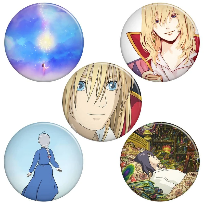 پیکسل گالری باجو طرح انیمه قلعه متحرک هاول کد howl moving castle 23 مجموعه 5 عددی