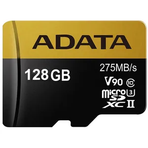 کارت حافظه microSDXC ای دیتا مدل Premier ONE V90 کلاس 10 استاندارد UHS-II U3 سرعت 275MBps ظرفیت 128 گیگابایت