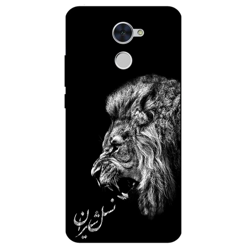 کاور مگافون طرح شیر مدل 1866 مناسب برای گوشی موبایل هوآوی Y7 Prime 2017 / Y7 2017