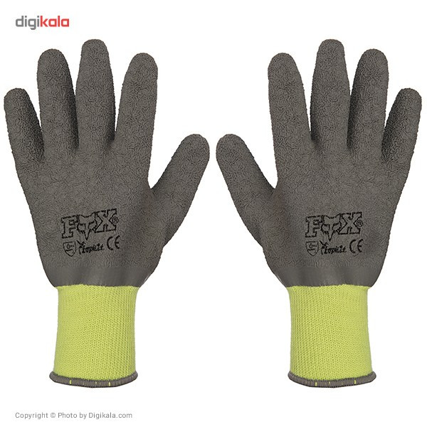 دستکش ایمنی فاکس مدل 2302 بسته 6 جفتی دستکش ایمنی فاکس مدل 2302 بسته 6 جفتی
