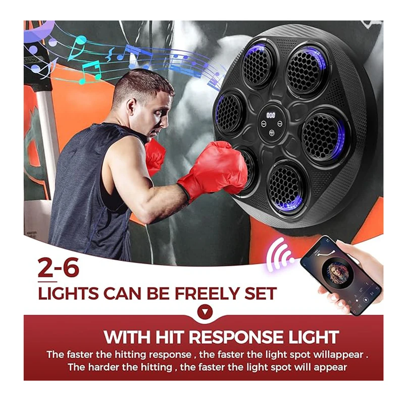 عکس شماره 4 : کیسه بوکس مدل موزیکال intelligent