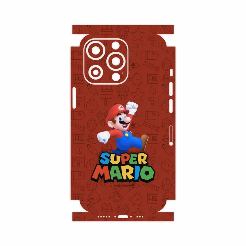 برچسب پوششی ماهوت مدل Super-Mario-Game-FullSkin مناسب برای گوشی موبایل اپل iphone 13 Pro