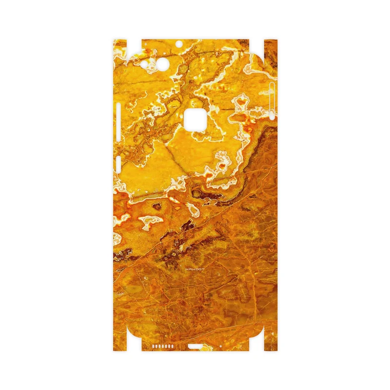 برچسب پوششی ماهوت مدل Gold Marble-FullSkin مناسب برای گوشی موبایل هوآوی P10 Lite